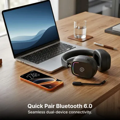 pTron Studio Sports Wireless Headphones