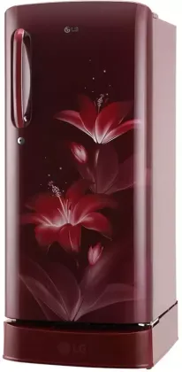 LG GL-D201ARGX 190 L 4-Star Direct Cool Single Door Refrigerator