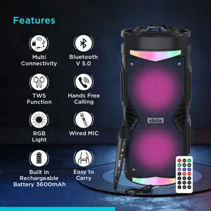 Elista MusiStrom 1600 16W Bluetooth Speaker