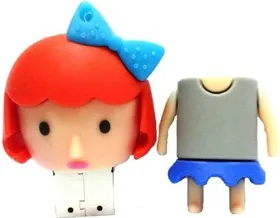 Microware Cute Girl 16GB Pen Drive