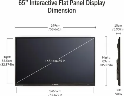 Limeberry LB-IWB-FE_4GB/32GB 65 inch Ultra HD 4K Interactive Flat Panel