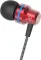 boAt Bassheads 106 Red Wired Headset With Mic