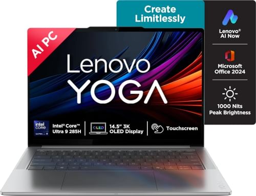 Lenovo Yoga Pro 7 Aura Edition 83KF004CIN Laptop (Intel Evo Core Ultra 9 285H/ 32GB/ 1TB/ Win11)
