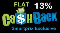 [Smartprix Exclusive] Flat 13% Cashback Sitewide | No Max. Cashback Limit