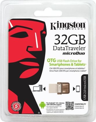 Kingston Data Traveler MicroDuo 32GB 2-in-1 Pendrive