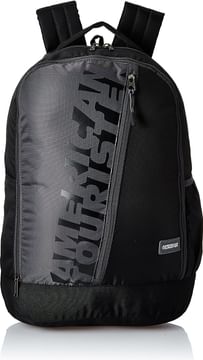American Tourister 28 Ltrs Black Casual Backpack (AMT TWIST BACKPACK 01 - BLACK)