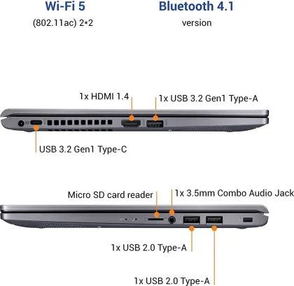 Asus VivoBook 14 M415DA-EB301T Laptop (AMD Ryzen 3/ 4GB/ 1TB HDD/ Win 10)