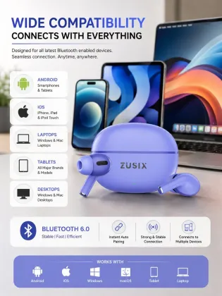 Zusix Pebble True Wireless Earbuds