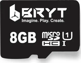 BRYT CL10 8GB Micro SDHC UHS-1 Memory Card