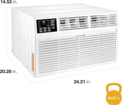 Whirlpool WHAT102-2CW 10000 BTU 230V Window AC
