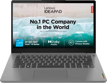 Lenovo IdeaPad 3 14IAU7 82RJ00G0IN Laptop (12th Gen Core i3/ 8GB/ 512GB SSD/ Win11 Home)