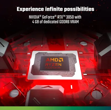 Acer Nitro 5 AN515-47 Gaming Laptop (AMD Ryzen 7 7735HS/ 16GB/ 512GB SSD/ Win11 Home/ 4GB Graph)