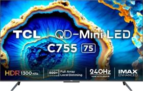 TCL C755 75 inch Ultra HD 4K Smart Mini LED TV (75C755)