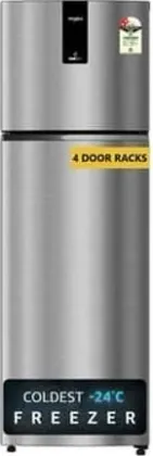 Whirlpool NEO DF278 PRM Titan Steel-Y 235 L 2 Star Double Door Refrigerator