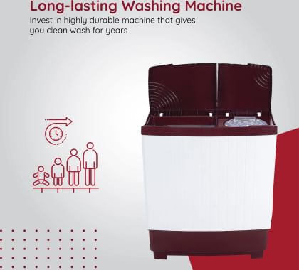 Inno-Q IQ-65EXCEL-IPN 6.5 Kg Semi Automatic Washing Machine