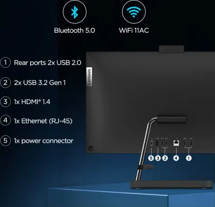Lenovo IdeaCentre AIO 3 F0G1013EIN (AMD Ryzen 5 7430U/ 8 GB RAM/ 512 GB SSD/ Win 11) - image 6