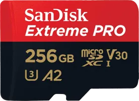 SanDisk Extreme Pro 256GB Micro SDXC A2 UHS-I Memory Card