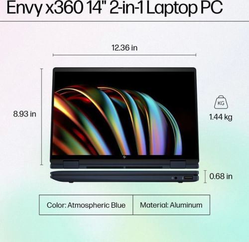 HP Envy x360 14-fc0078TU Laptop (Intel Core Ultra 5 125U/ 16GB/ 512GB SSD/ Win11)