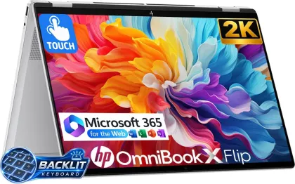 HP OmniBook X Flip 16 2-in-1 Laptop (AMD Ryzen 5 220/ 8GB/ 512GB SSD/ Win 11)