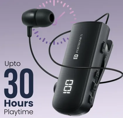 Portronics Harmonics Klip 7 Bluetooth Headset