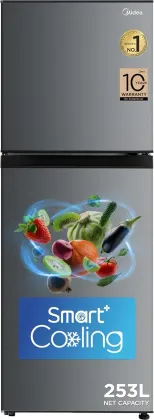 Midea MDRT350FGI50 253 L 2 Star Double Door Refrigerator