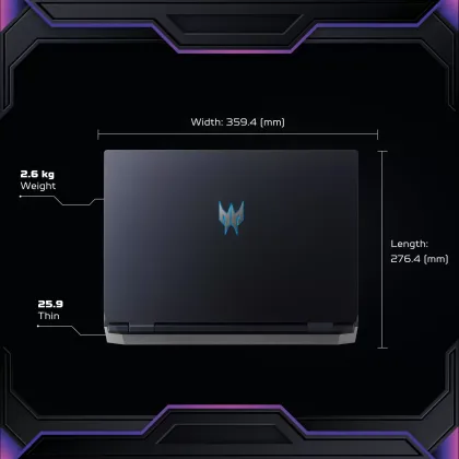Acer Predator Helios 300 PH315-55 NH.QGNSI.001 Gaming Laptop (12th Gen Core i7/ 16GB/ 1TB SSD/ Win11 Home/ 8GB Graph)
