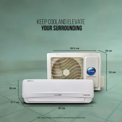 Lloyd GLS12I3FWSEA 1 Ton 3 Star 2025 Inverter Split AC