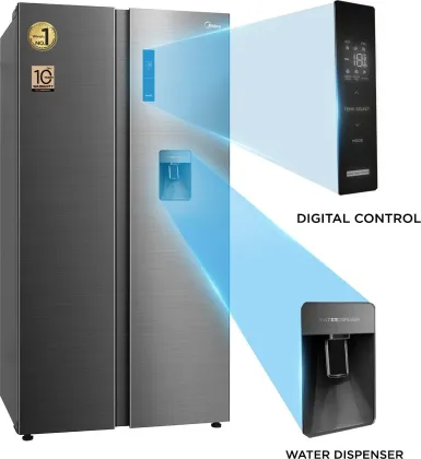 Midea MDRS704FGF46 560 L Side by Side Refrigerator