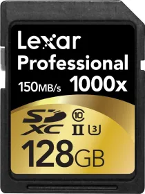 Lexar Professional 1000x 128GB SDXC UHS-II/U3 Memory Card