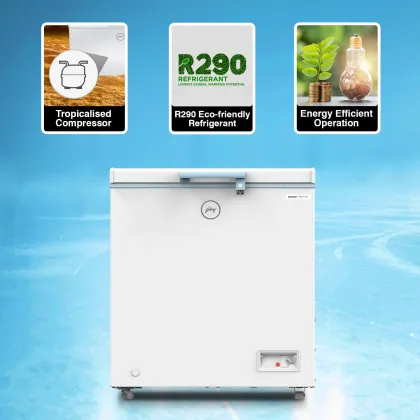 Godrej DH EPenta 225D 1HCN RW 207 L 4 Star Single Door Deep Freezer