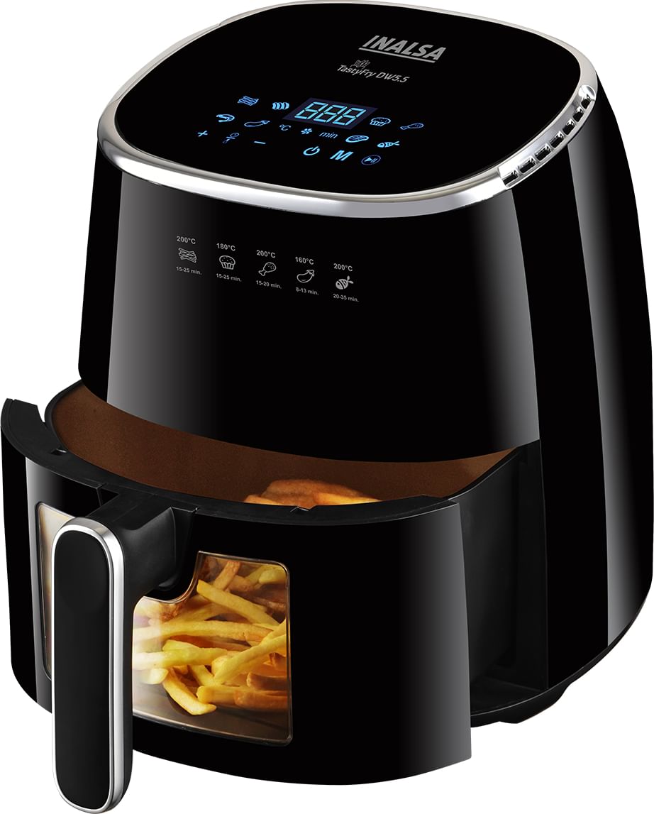 Prato Digital Air Fryer for Home and Kitchen with 5 Pre-set Menu