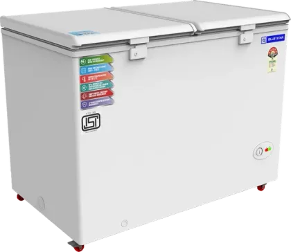 Blue Star CF5330NEYW 300 L 5 Star Double Door Deep Freezer