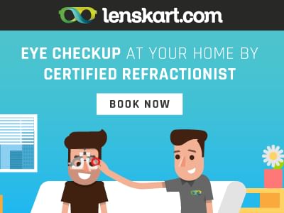 Eye Checkup At Home at Minimal Cost of Rs. 100 only