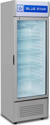 Blue Star VC250D 220 L Single Glass Door Visi Cooler