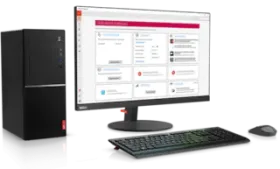 Lenovo 10NLA01GIH Tower Desktop (Pentium Dual Core/ 4GB/ 1 TB/ DOS/ With Desktop) - image 1