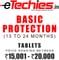 Etechies Tablets 1 Year Extended Basic Protection For Device Worth Rs 15001 - 20000