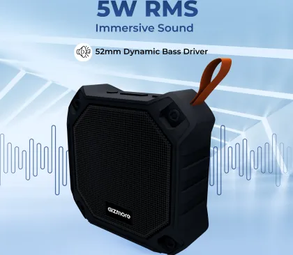 Gizmore Cube MS505 5W Bluetooth Speaker