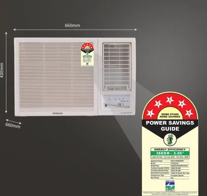 Hitachi RAW518HHEO 1.5 Ton 5 Star 2025 Inverter Window AC