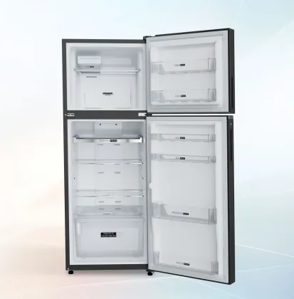 Whirlpool IFPRO INV CNV 355 Gravity Black-Y 308 L 2 Star Double Door Refrigerator