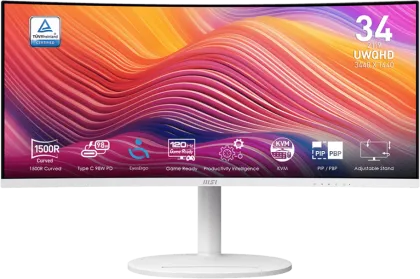 MSI Modern MD342CQPW 34 inch UWQHD Curved Monitor