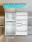 BLACK+DECKER BR2400JW 24 Cu Ft Double Door Refrigerator