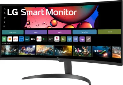 LG 34SR60QC 34 inch WQHD Smart Monitor