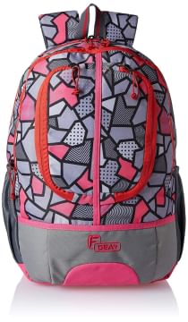 F Gear Dropsy 3D 22 Ltrs Casual Laptop Backpack (2251) - Pink