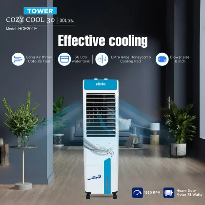 Elista Cozy Cool 30 L Tower Air Cooler