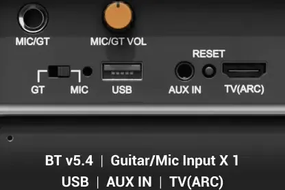 Zebronics Zeb Roxor Pro 120W Bluetooth Speaker