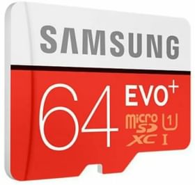Samsung Evo plus 64 GB SDXC Class 10 90 MB/s  Memory Card
