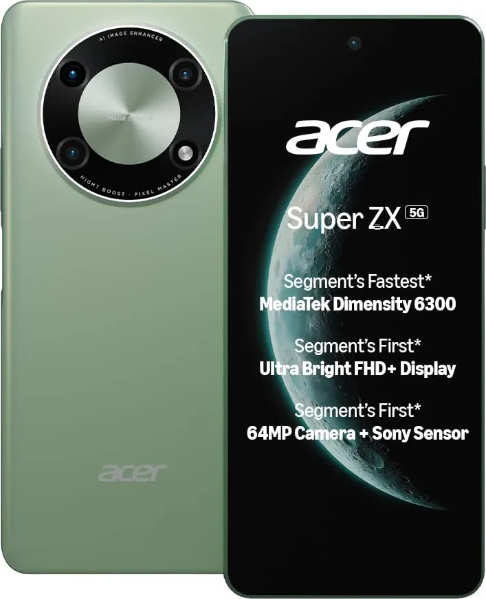 PM✨ Acer Super ZX 5G (6GB RAM + 128GB) - Price in India (May 2026