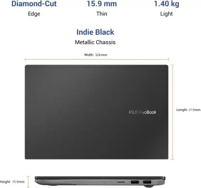 Asus VivoBook S14 M433IA-EB794TS Laptop (Ryzen 7/ 8GB/ 512GB SSD/ Win10 Home)