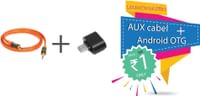 Loot Deal- AUX Cable & Android OTG Rs. 1 Only