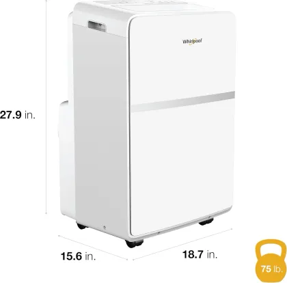 Whirlpool WHAP131BWC 8000 BTU 115V Portable AC